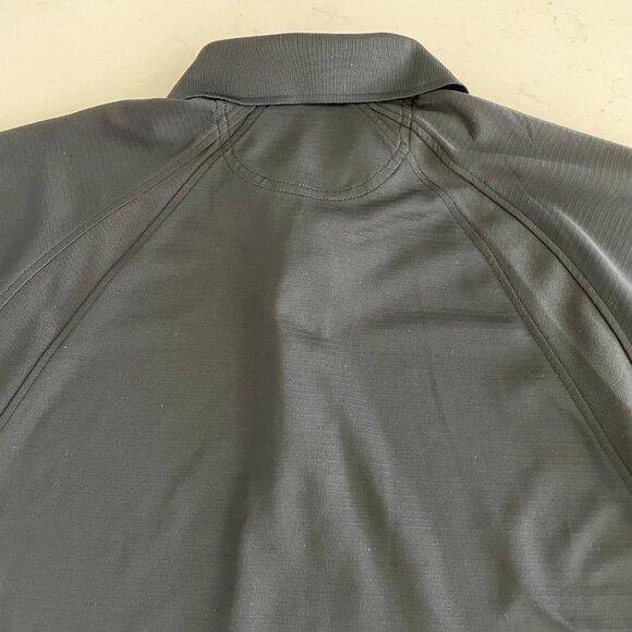 Greg Norman Athletic Sporty SS 3 Button Polyester Golf Polo Shirt Black Sz M - Picture 8 of 11